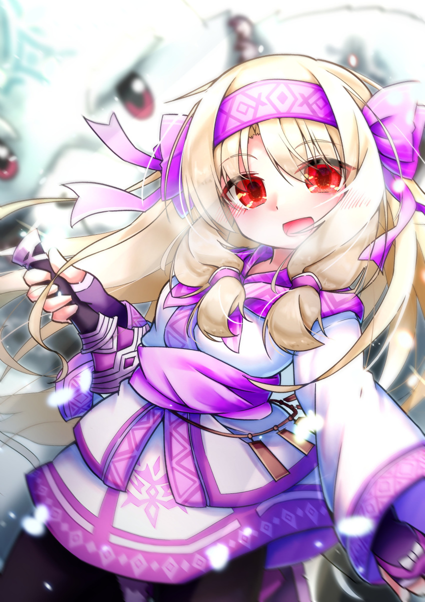 1girl, absurdres, blush, fate/grand_order, fate_(series), hair_ribbon, highres, long_sleeves