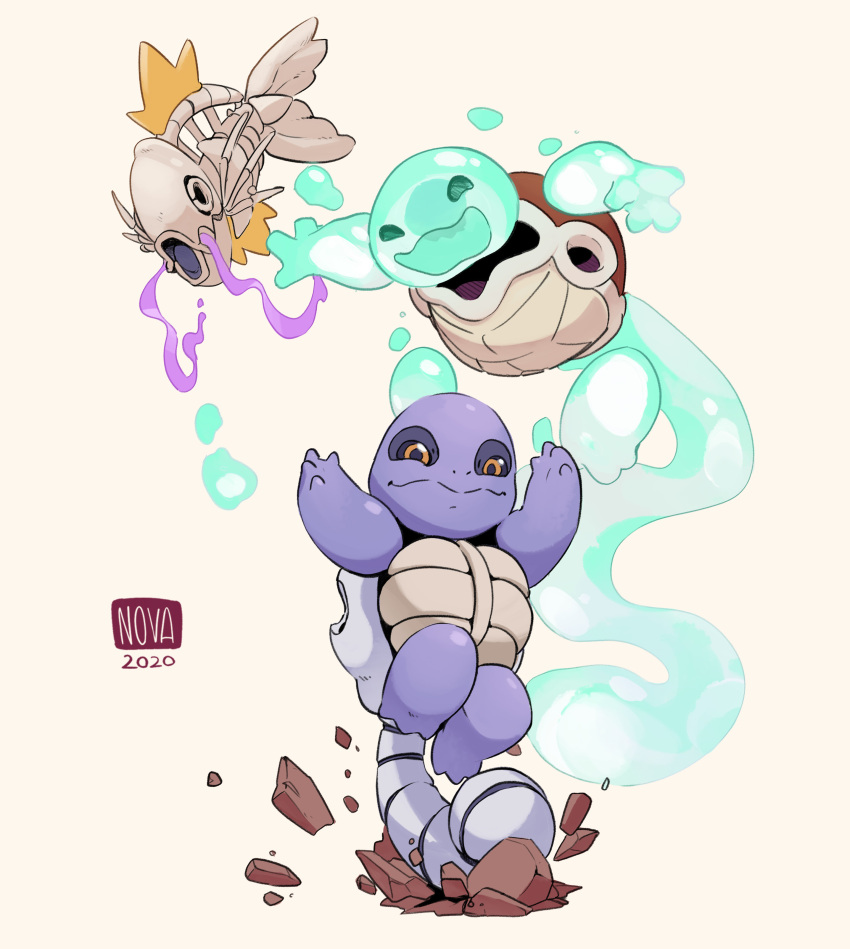 2020, absurdres, artist_name, closed_mouth, ectoplasm, fish_bone, highres, magikarp