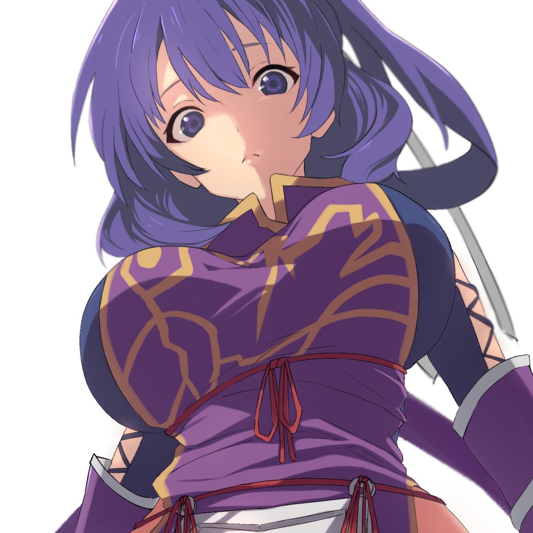 1girl, ahonoko, ao_no_kiseki, blue_hair, breasts, china_dress, chinese_clothes, double-parted_bangs