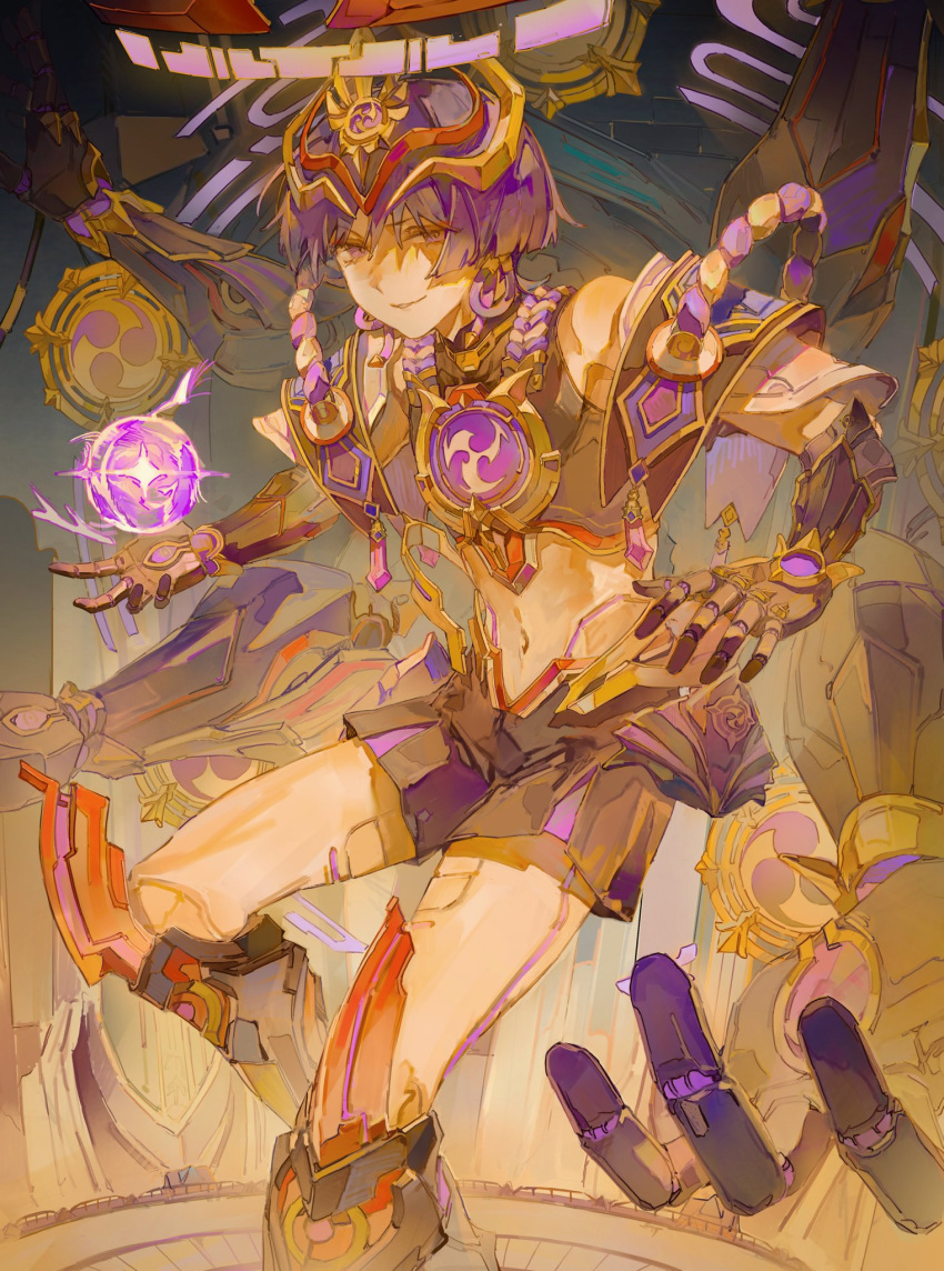 1boy, bishounen, black_gloves, doll_joints, genshin_impact, gloves, highres, jewelry