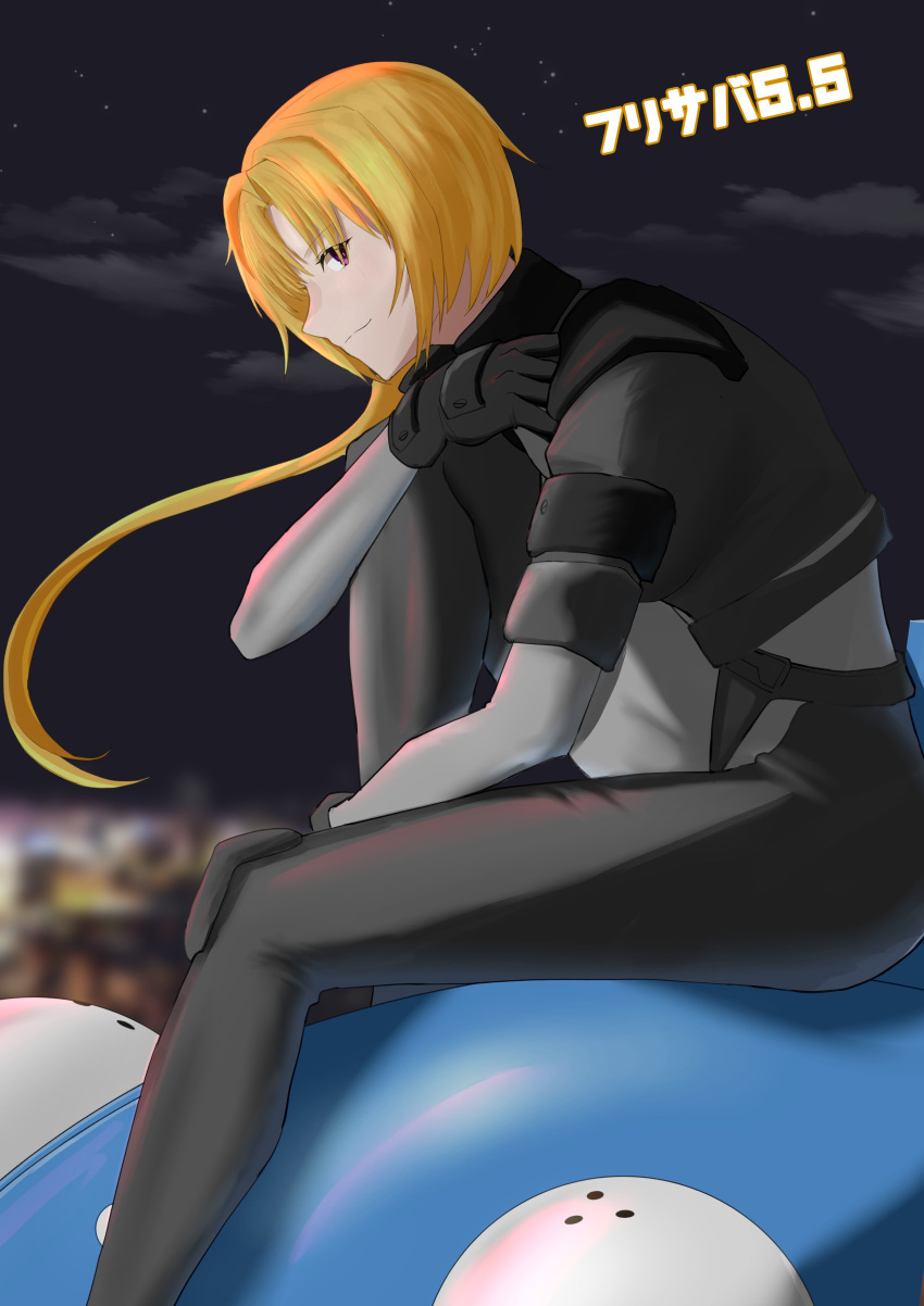 absurdres, blonde_hair, ellen_aice, gloves, highres, lauging_man_(shun_a_t_i_o), looking_at_viewer, military