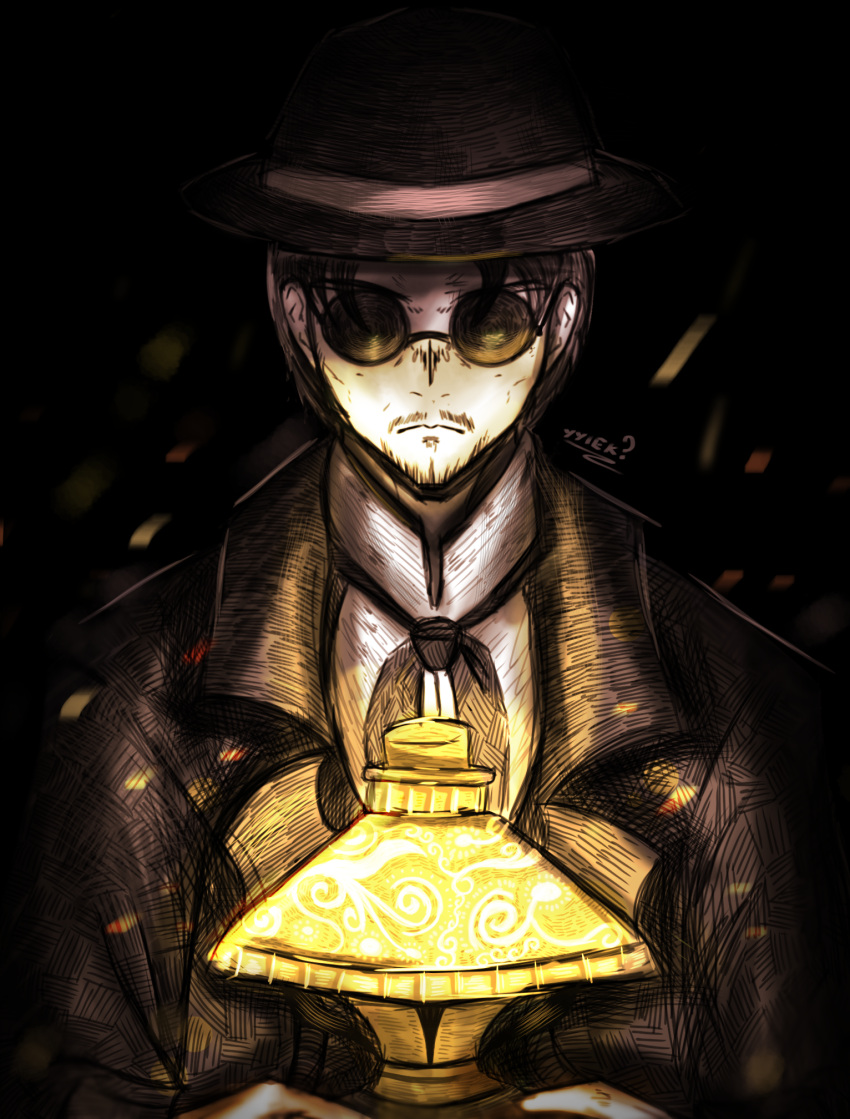 1boy, black_bow, black_coat, bomb, bow, coat, collared_shirt, el_filibusterismo