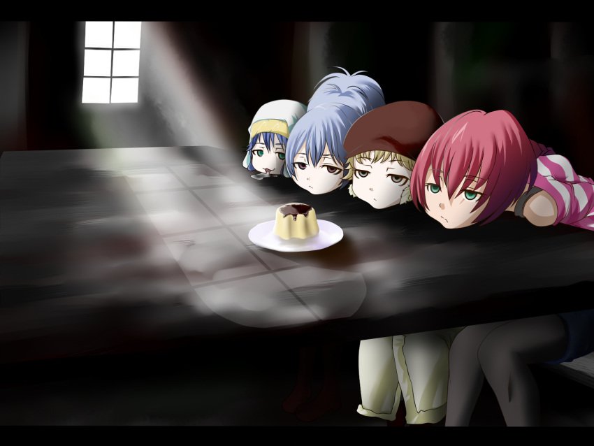 bored, braid, coat, crossover, darker_than_black, green_eyes, grey_eyes, habit