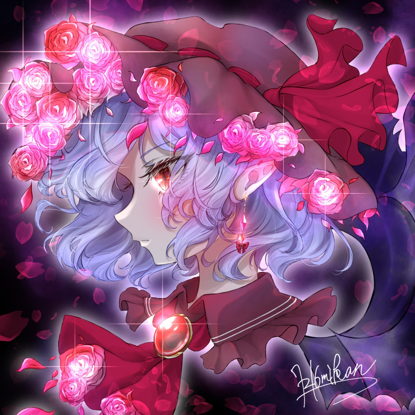 1girl, 72mikan_1687, alternate_color, ascot, black_collar, black_headwear, blue_hair, blush
