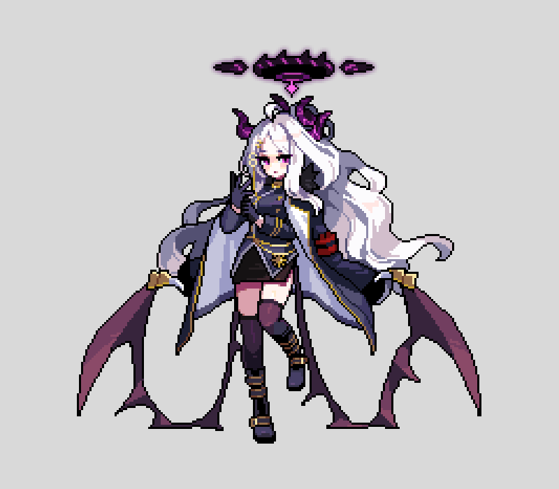 17antares, 1girl, adjusting_clothes, adjusting_gloves, ahoge, black_coat, black_footwear, black_gloves