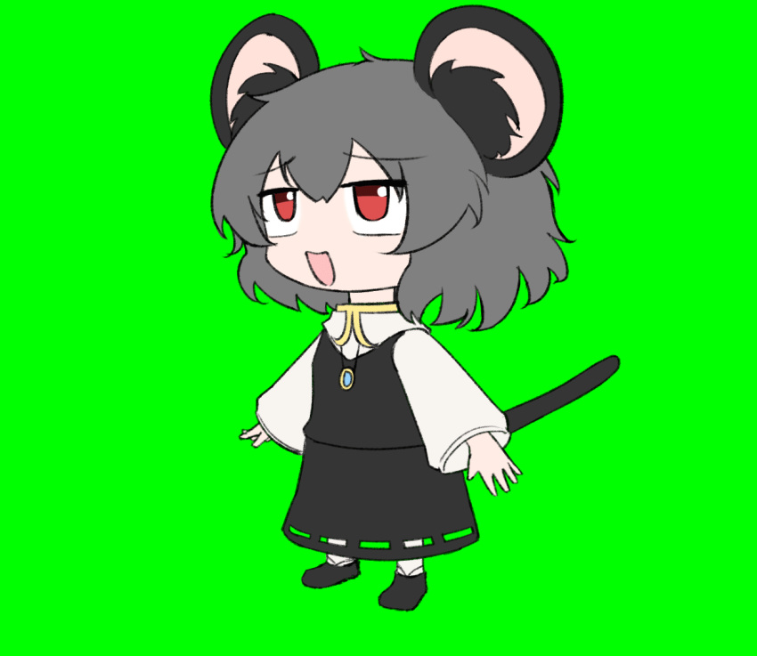 1girl, animal_ear_fluff, animal_ears, animated, animated_gif, black_footwear, black_skirt, black_vest
