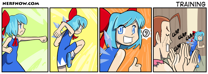 1boy, 1girl, ahoge, bandaid, blue_dress, blue_eyes, blue_hair, bow
