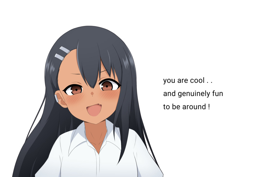 1girl, black_hair, brown_eyes, commentary, dark-skinned_female, dark_skin, ear_piercing, english_commentary