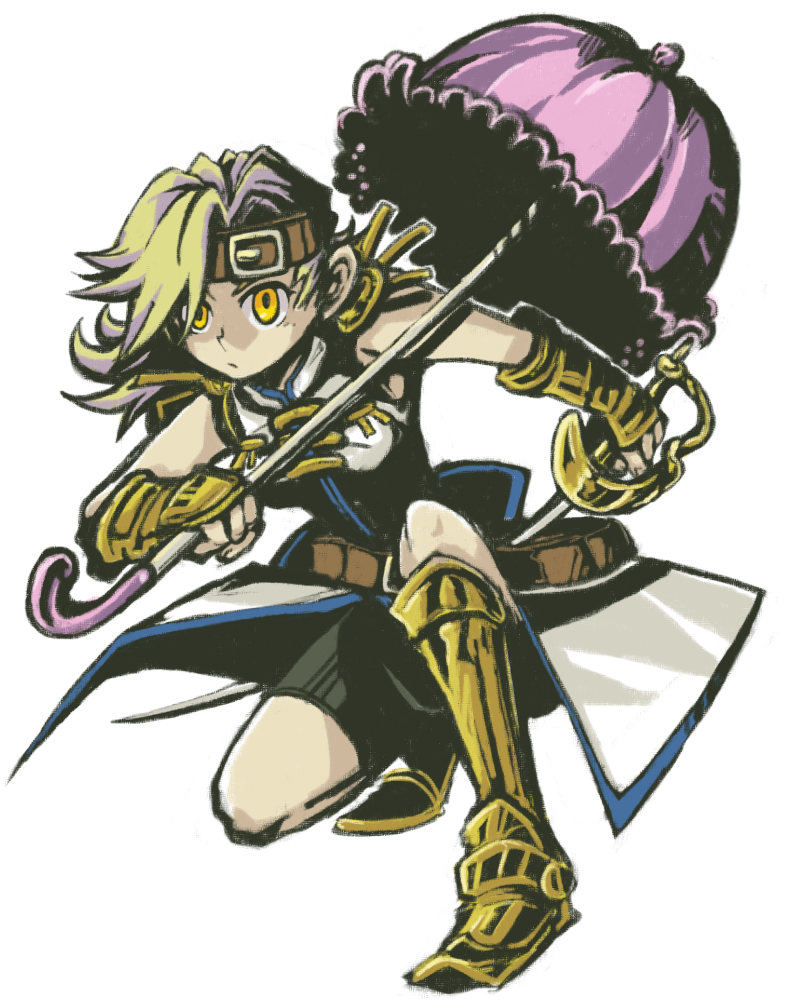 boku_to_maou, kusunoki_(tallnight), okage_shadow_king, rosaly, rosalyn, umbrella, yellow_eyes