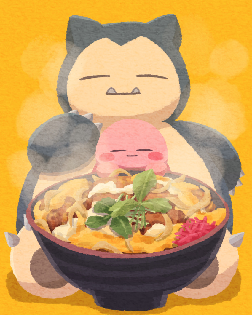 bowl, cheese, closed_eyes, closed_mouth, fangs, food, food_focus, hand_up