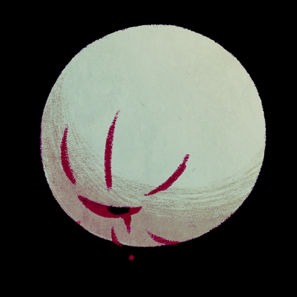1other, black_background, blood, blood_from_eyes, colored_sclera, commentary_request, kakuredo_ura, kirby's_dream_land_3