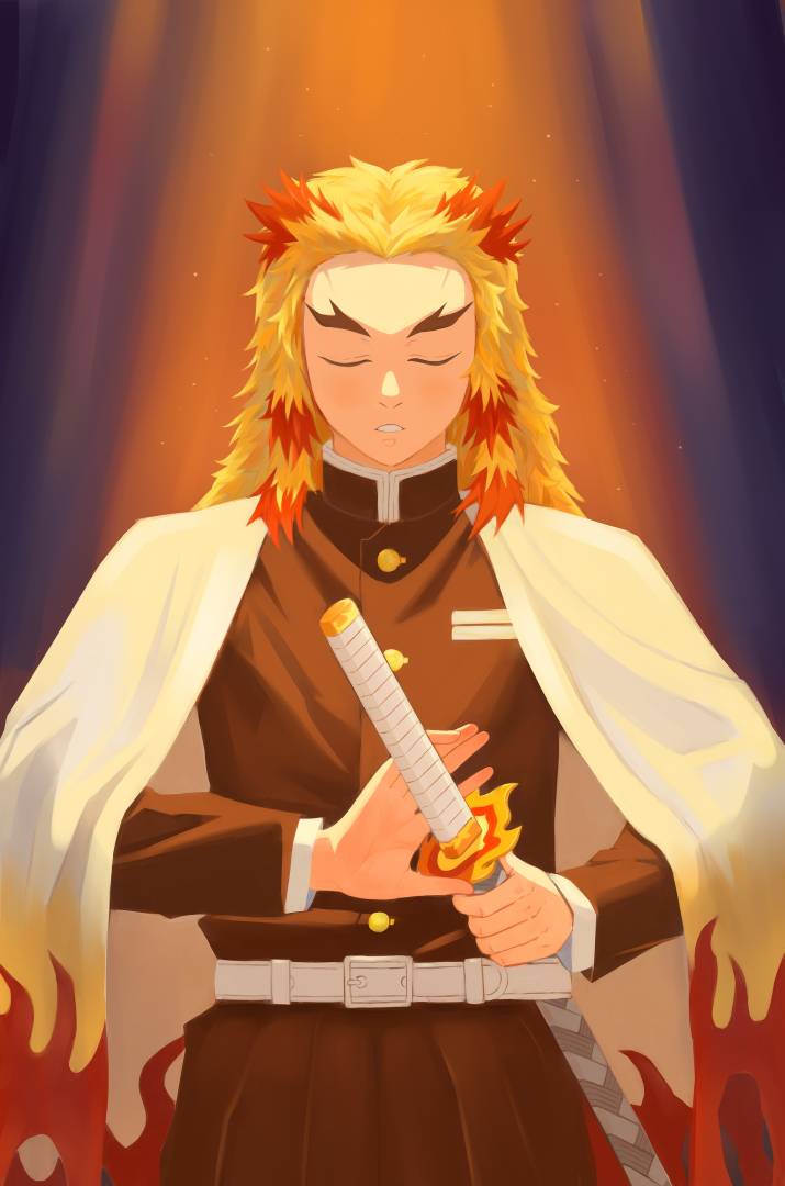 1boy, belt, belt_buckle, black_pants, black_shirt, blonde_hair, blue_background, buckle