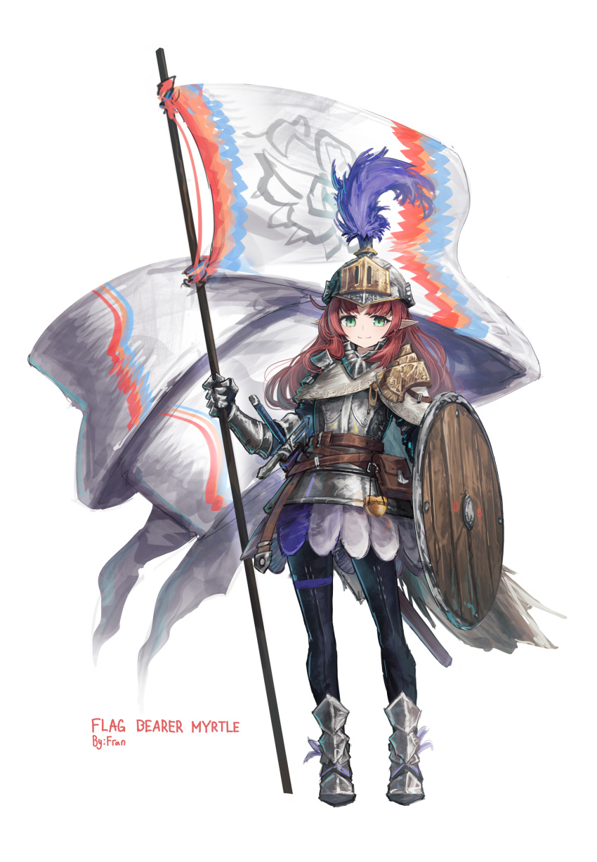 1girl, absurdres, arknights, armor, armored_boots, armored_dress, bag, boots