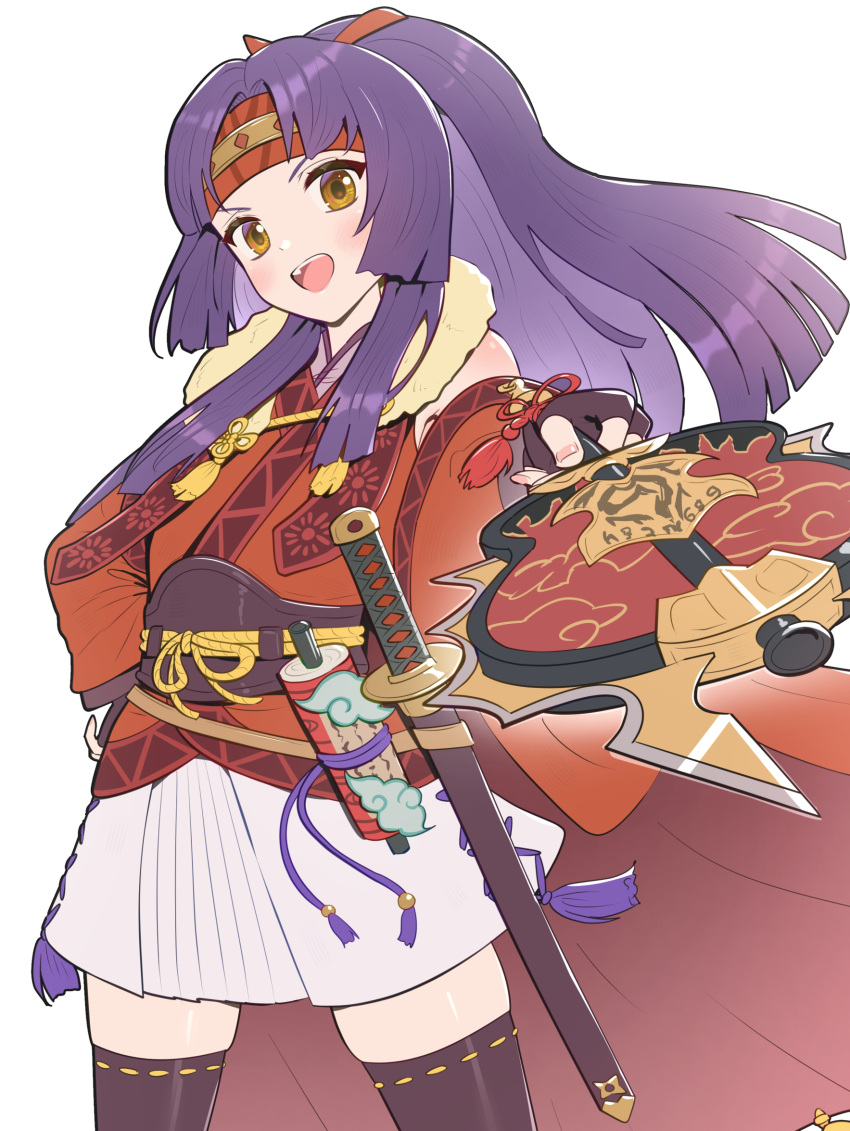 1girl, fire_emblem, fire_emblem:_radiant_dawn, fire_emblem_heroes, gonzarez, headband, highres, japanese_clothes
