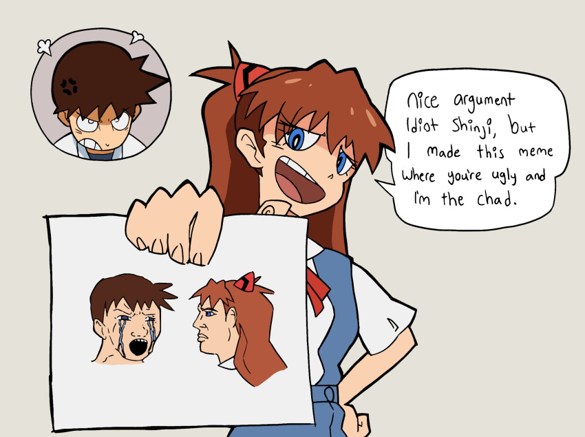 angry, blue_eyes, chimeraenvy, comedy, crying, crying_with_eyes_open, highres, holding