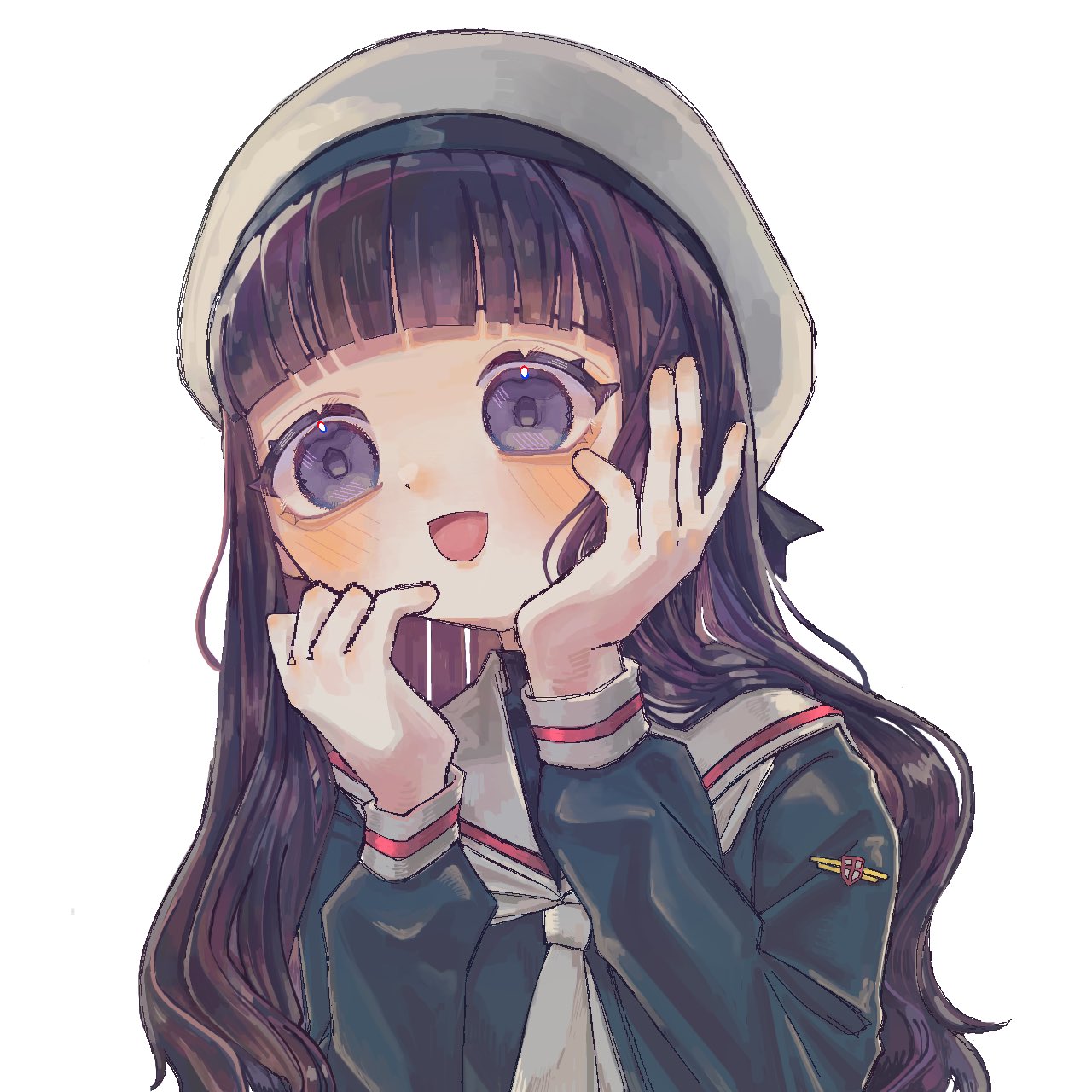 1girl, blush, cardcaptor_sakura, child, cj6f2lx08scrrc9, daidouji_tomoyo, excited, highres