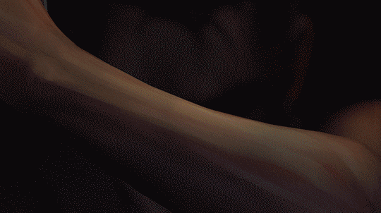 1boy, animated, animated_gif, close-up, dark, dark-skinned_male, dark_skin, earrings
