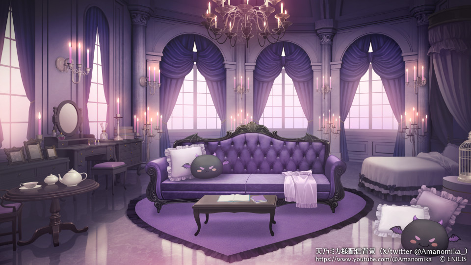 bed, bedroom, birdcage, blanket, book, cage, candelabra, candle