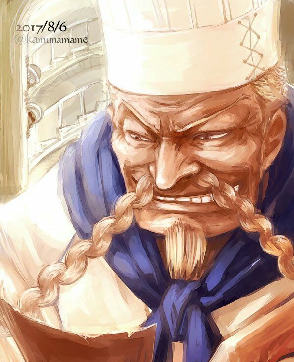 1boy, 2017, artist_name, ascot, bad_id, bad_pixiv_id, beard, blonde_hair