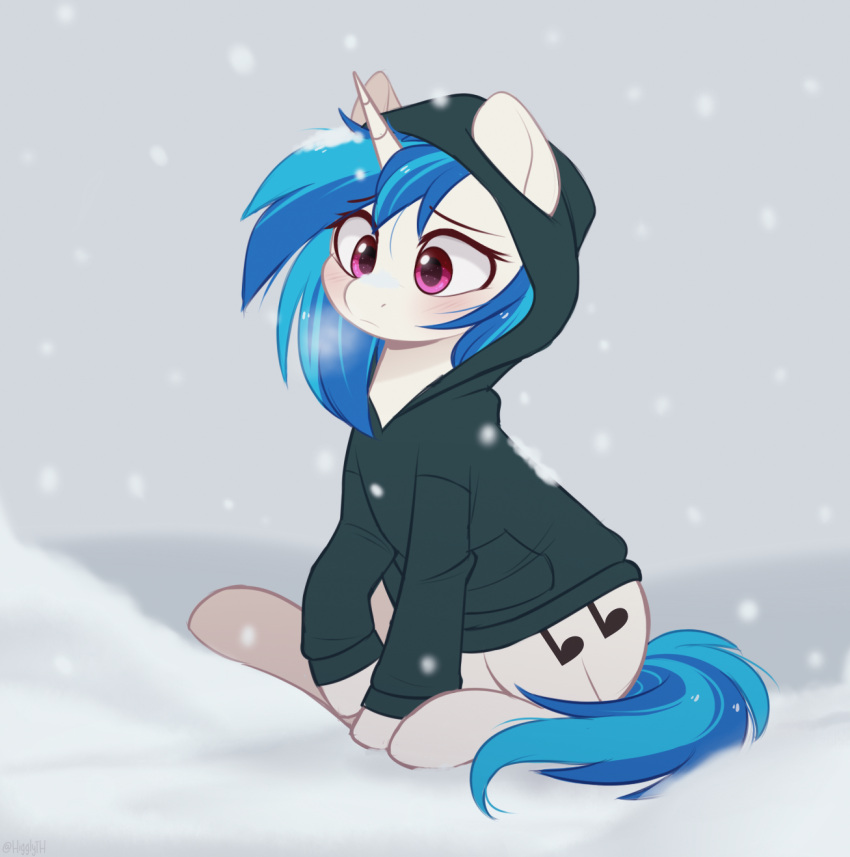1girl, animal, black_hoodie, blue_hair, clothed_animal, higgly.town.hero, highres, hood