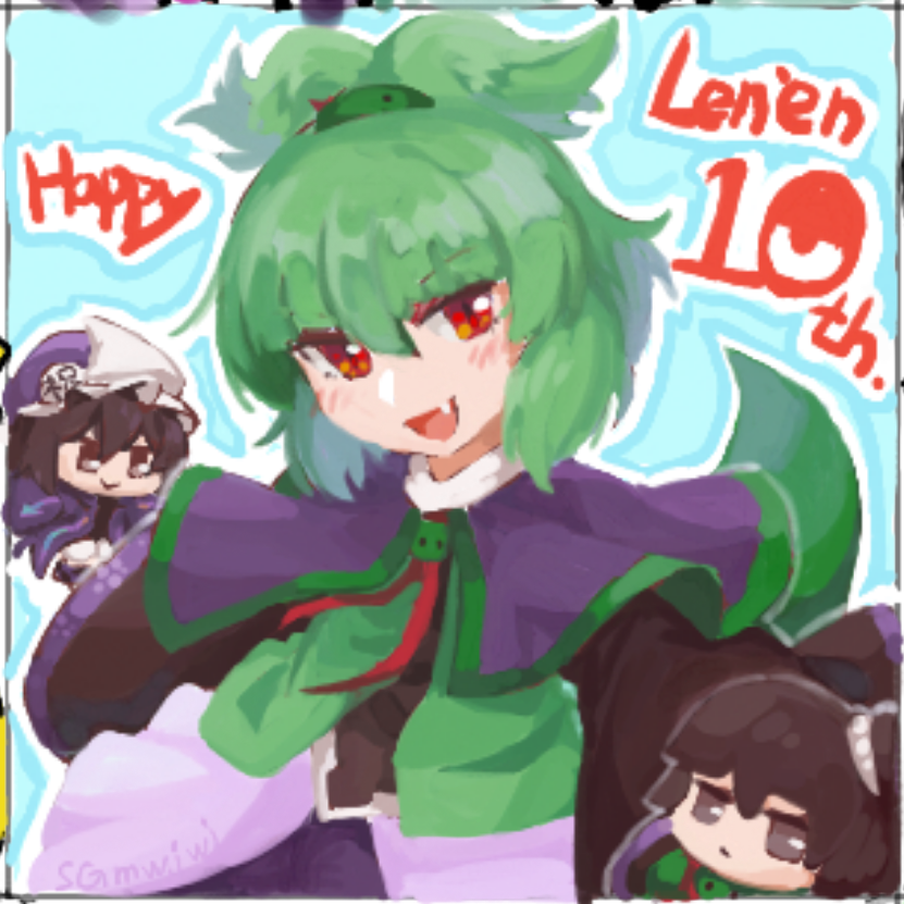 3others, adagumo_no_saragimaru, adagumo_no_yaorochi, black_eyes, black_hair, black_shirt, capelet, chibi