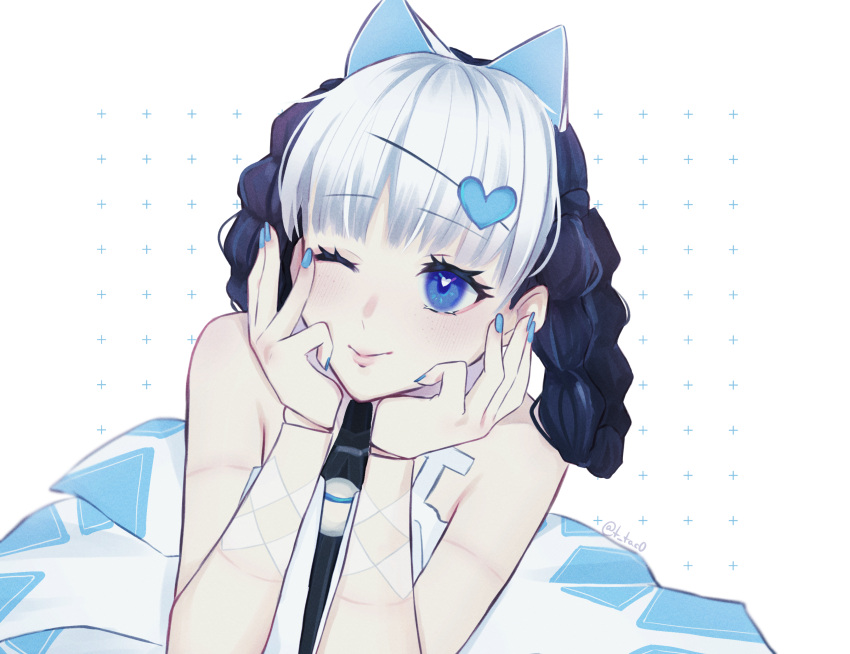 1girl, absurdres, animal_ears, ballerina, bambinata:_vitrum_(punishing:_gray_raven), bambinata_(punishing:_gray_raven), bare_shoulders, black_hair