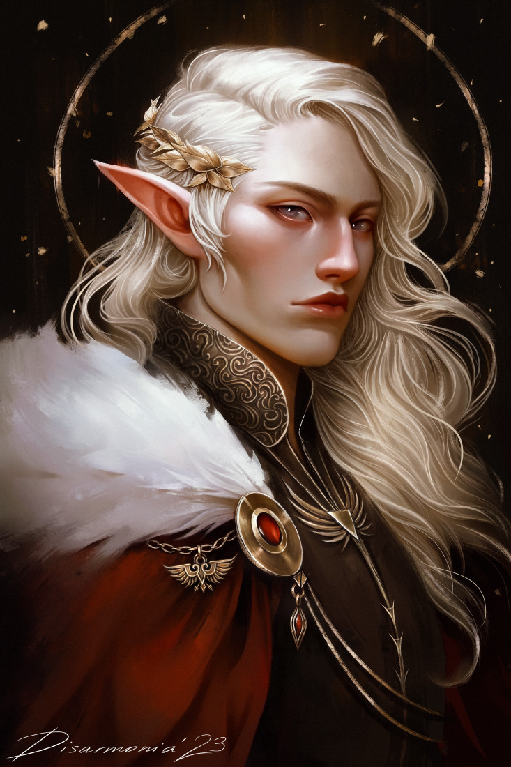 1boy, aegidius_guilliman, alternate_universe, cape, cape_clasp, commentary, commission, eldar