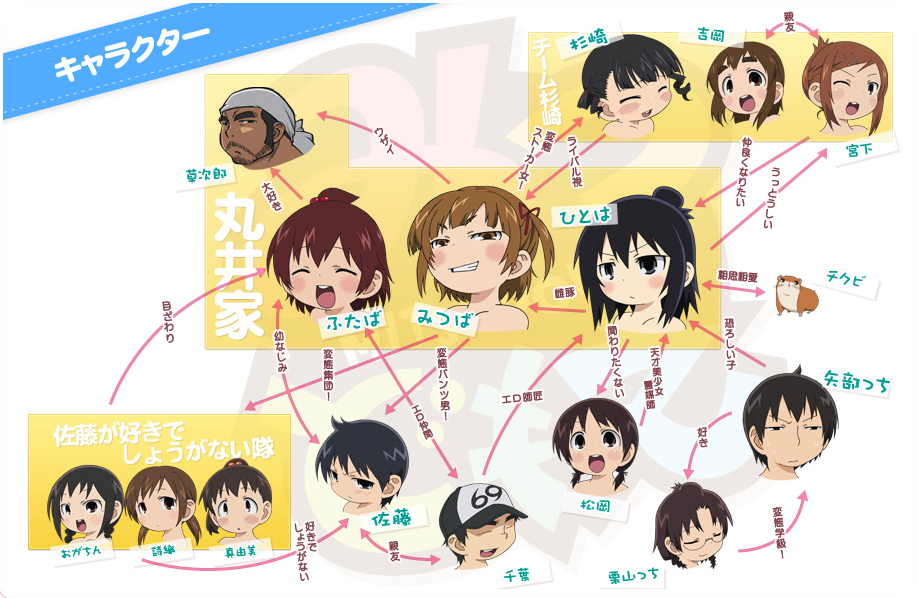 black_hair, brown_eyes, brown_hair, eyebrows, hair_ornament, hair_ribbon, high_ponytail, marui_futaba