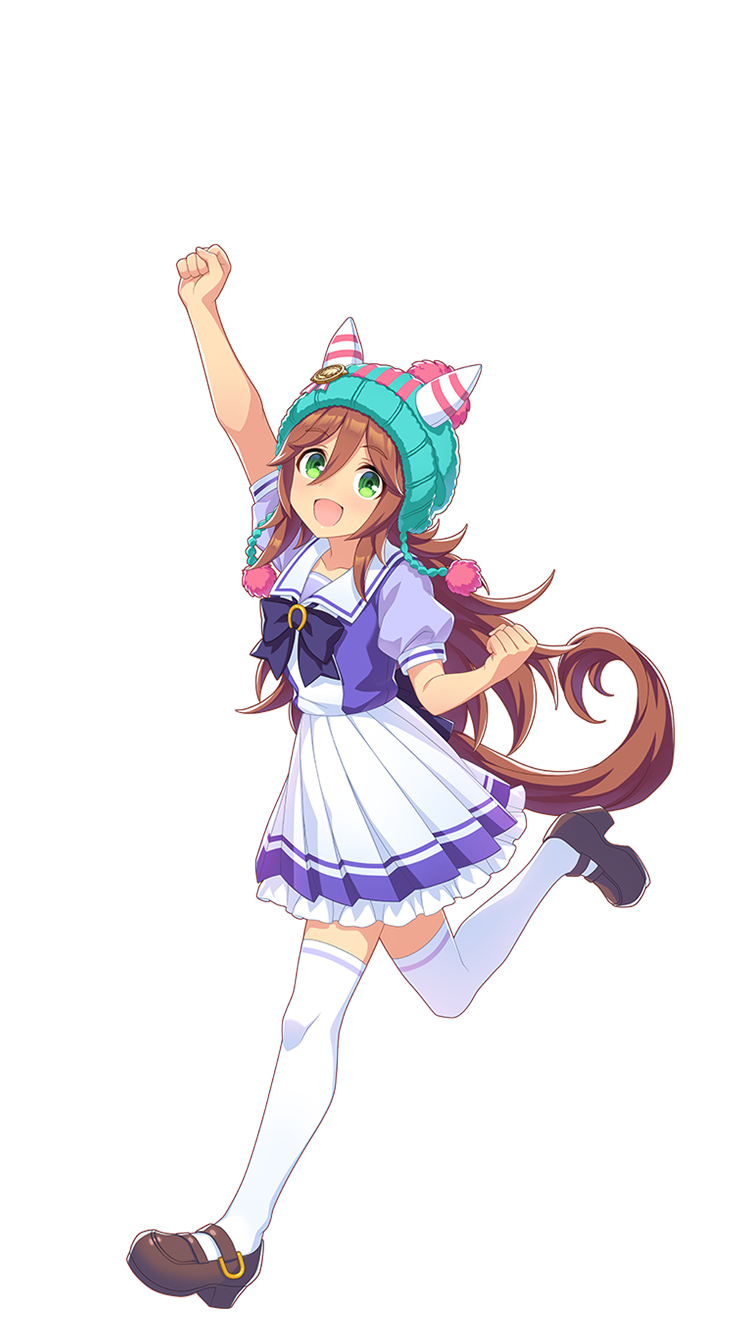 1girl, animal_ears, highres, horse_ears, horse_girl, horse_tail, official_art, samson_big_(umamusume)