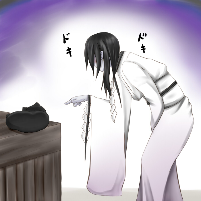 bad_id, black_hair, cat, faceless, fatal_frame, fatal_frame_1, ghost, himuro_kirie