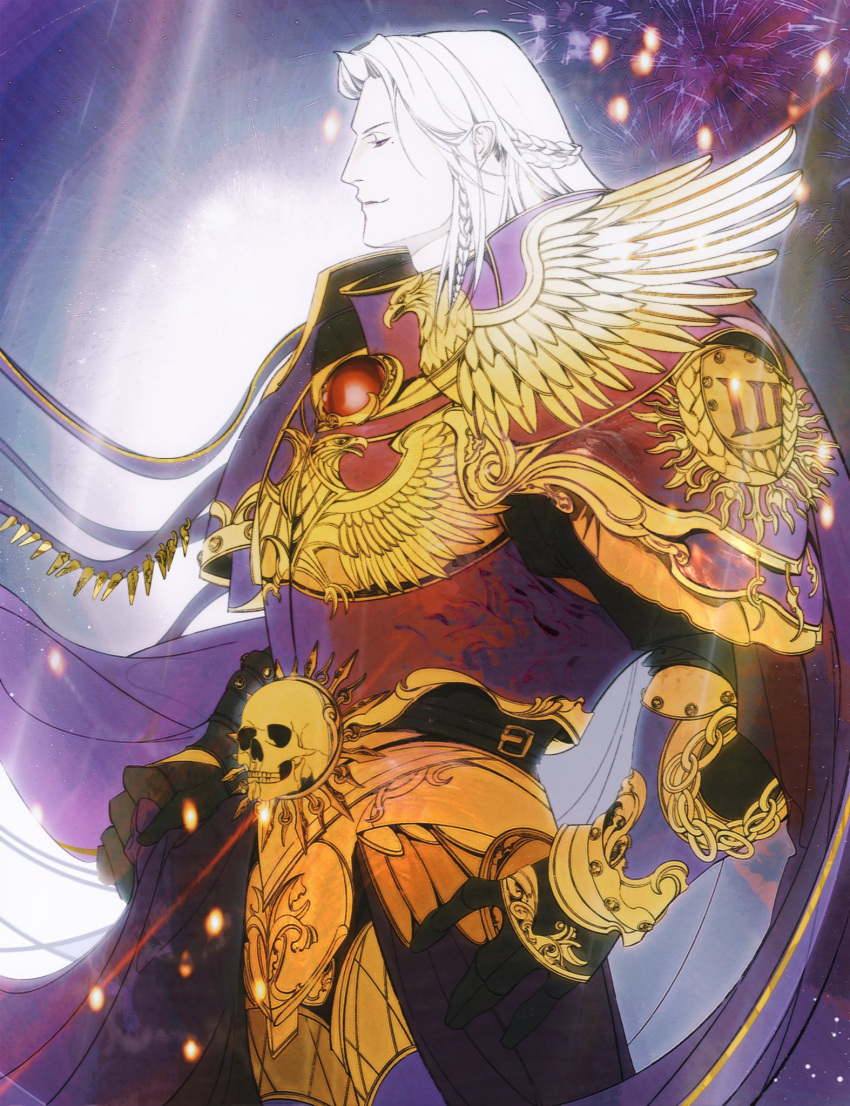 armor, braid, breastplate, commentary, couter, crotch_plate, cuirass, emperor's_children