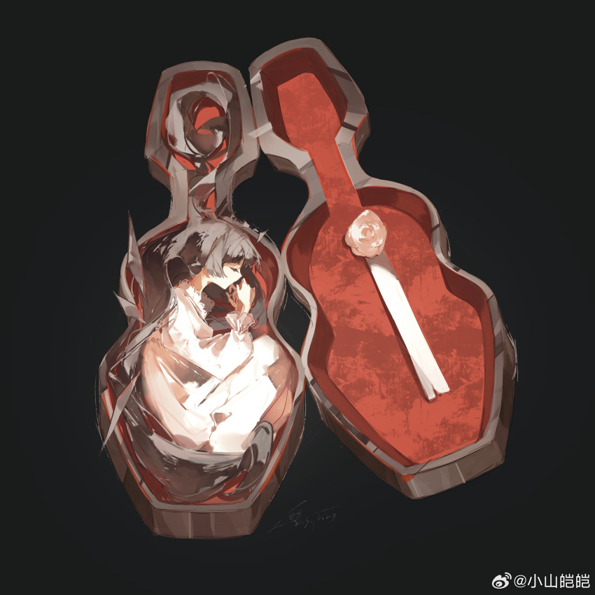 1girl, absurdly_long_hair, absurdres, aged_down, arknights, artist_name, broken_halo, brown_hair