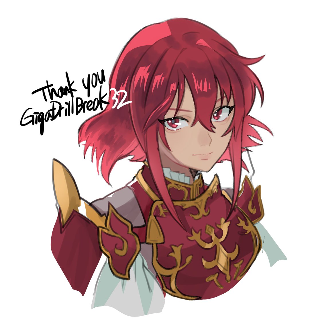 1girl, armor, breastplate, closed_mouth, commission, english_commentary, eyelashes, fire_emblem