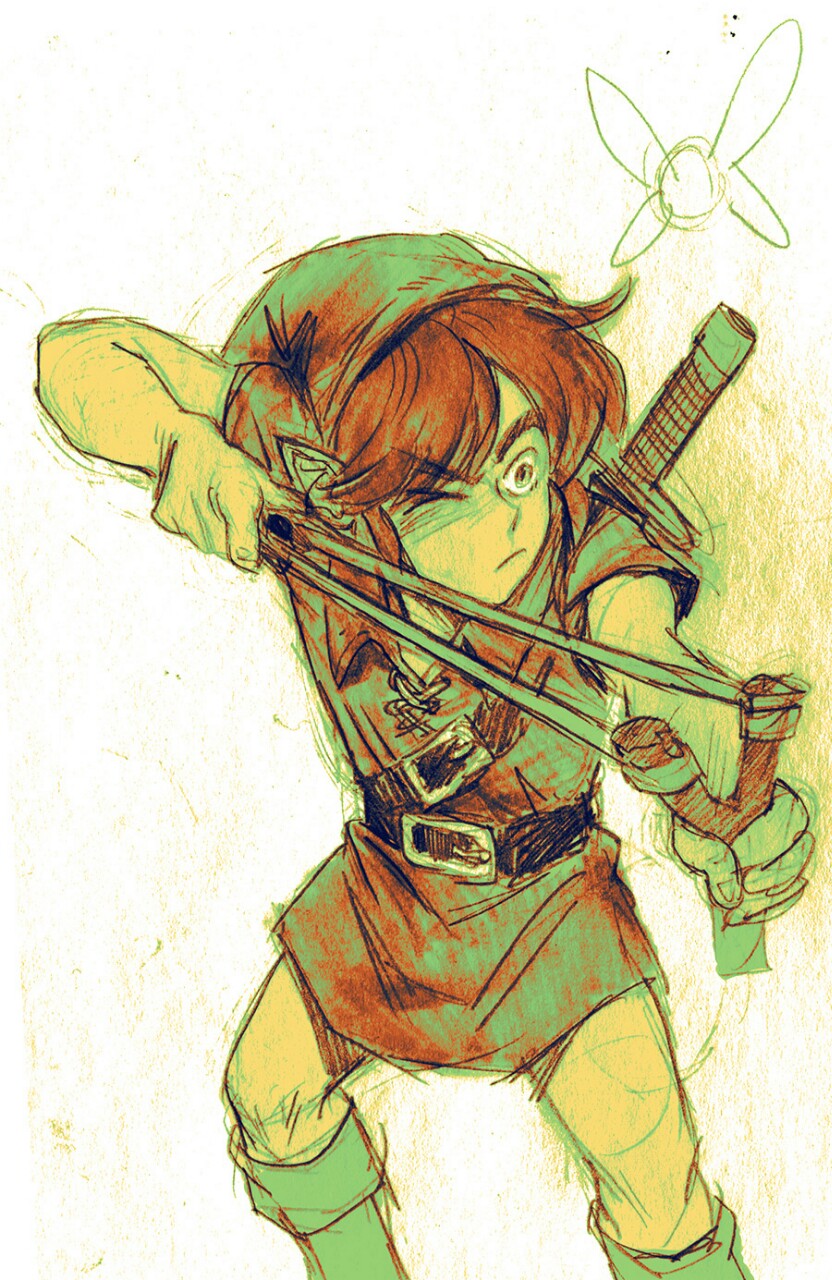 1boy, aiming, belt, boots, brown_hair, closed_mouth, fairy, frown