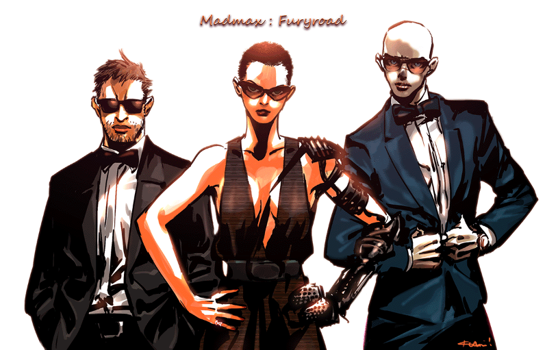 1girl, 2boys, archived_source, bad_id, bad_tumblr_id, bald, beard_stubble, belt