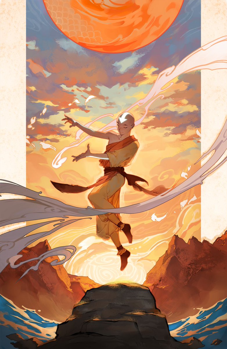 1boy, aang, aerokinesis, arm_tattoo, arrow_tattoo, avatar:_the_last_airbender, avatar_legends, bald