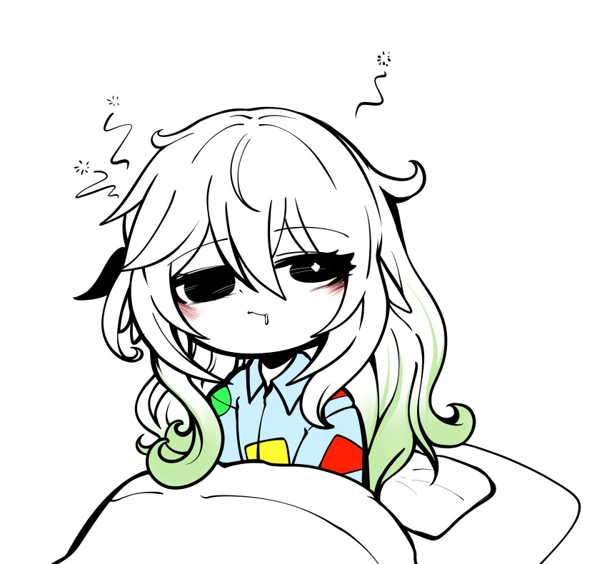 1girl, absurdres, alternate_costume, black_eyes, commentary_request, contemporary, genshin_impact, green_hair