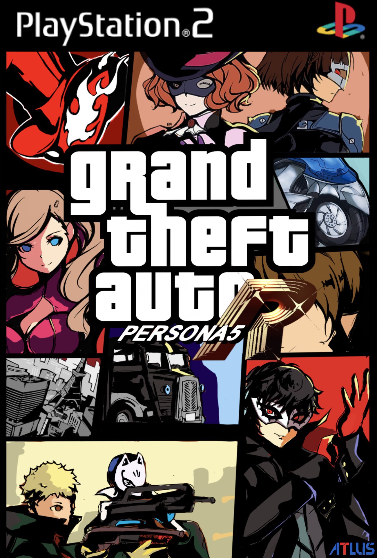 3girls, 4boys, akechi_gorou, amamiya_ren, black_hair, blonde_hair, blue_hair, bodysuit