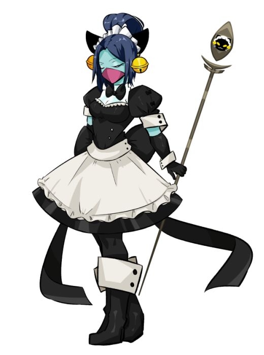 1girl, alternate_costume, bell, black_bow, black_bowtie, black_footwear, black_gloves, black_pantyhose