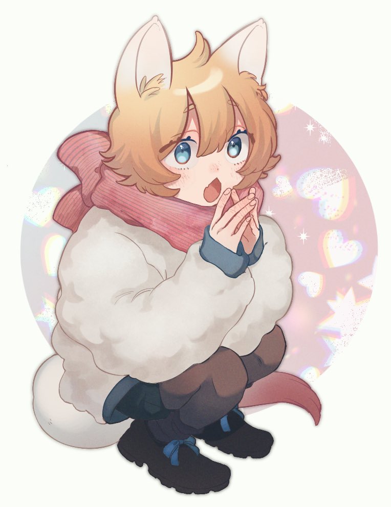 1girl, alternate_costume, animal_ears, black_footwear, black_pantyhose, blonde_hair, blue_eyes, blush