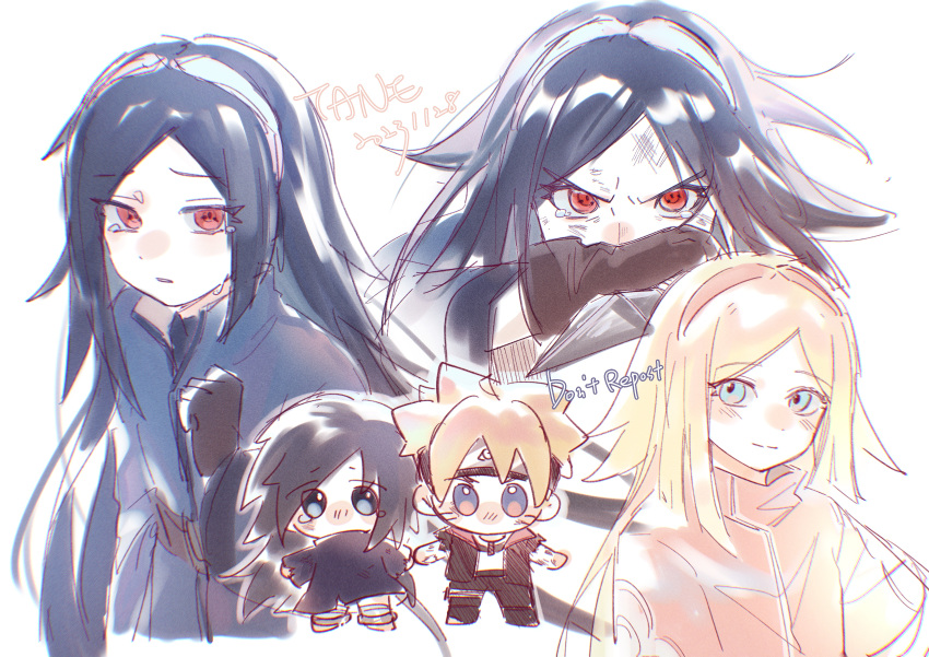 1boy, 1girl, absurdres, black_gloves, black_hair, black_jacket, black_pants, blonde_hair
