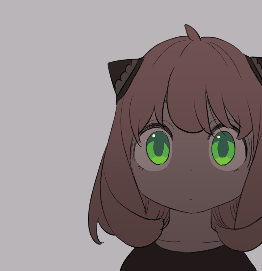 1girl, adopted, anya_(spy_x_family), child, closed_mouth, eerie, endou_tatsuya, family