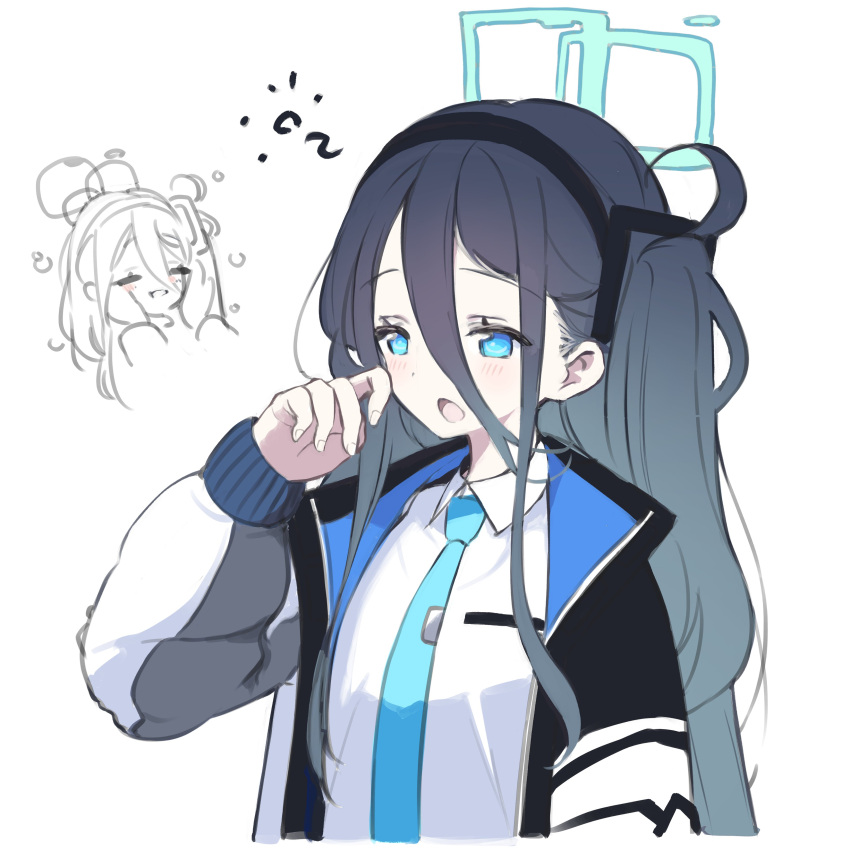 1girl, absurdly_long_hair, absurdres, arimas_ar1, aris_(blue_archive), black_hair, black_hairband, blue_archive