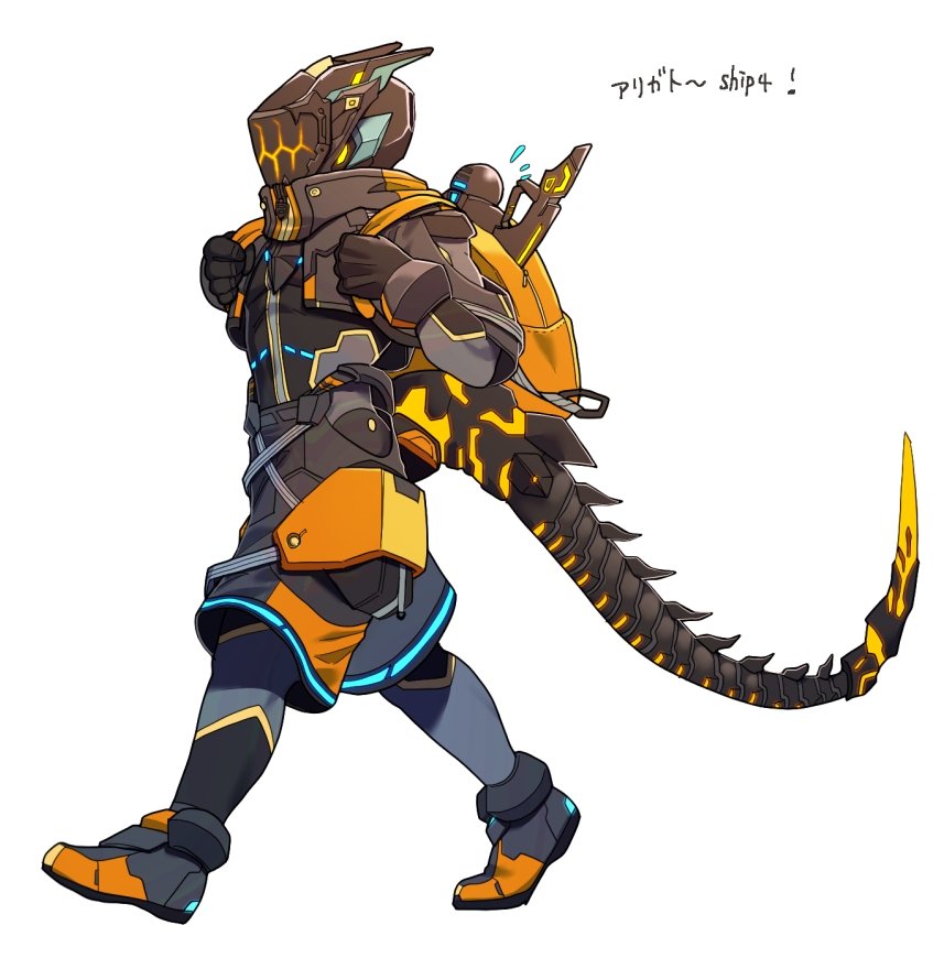 1boy, avatar_(pso2), backpack, bag, black_bodysuit, black_jacket, black_shorts, bodysuit