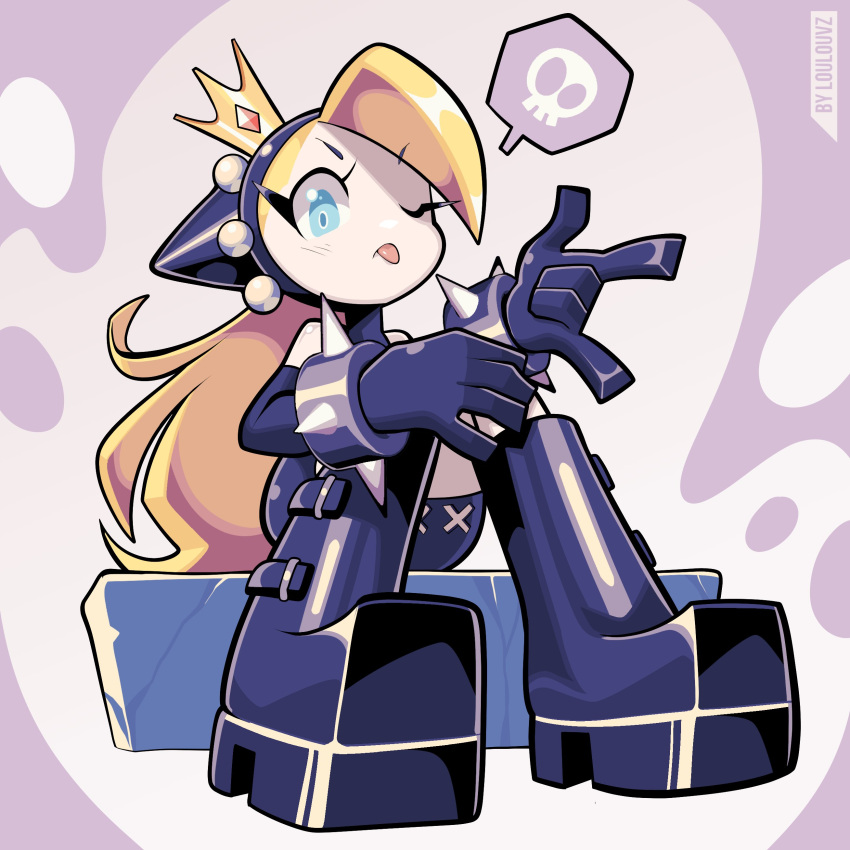 1girl, absurdres, animal_ears, artist_name, black_footwear, blonde_hair, blue_eyes, boots
