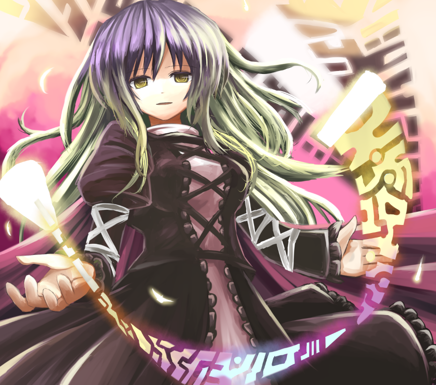 dress, gradient_hair, hijiri_byakuren, long_hair, multicolored_hair, touhou, wasabi_karasi, wasabi_karasi_(pixiv)