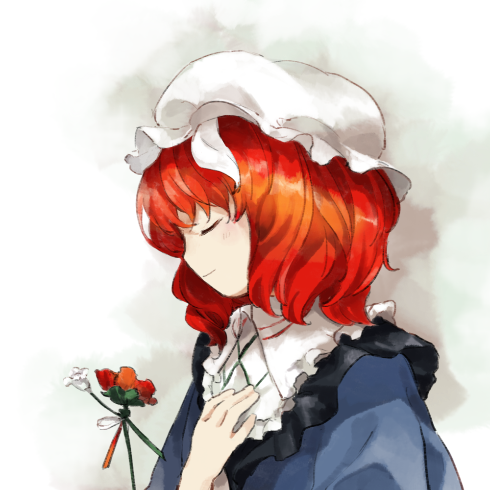 1girl, blue_jacket, character_request, closed_eyes, closed_mouth, collared_shirt, commentary_request, copyright_request