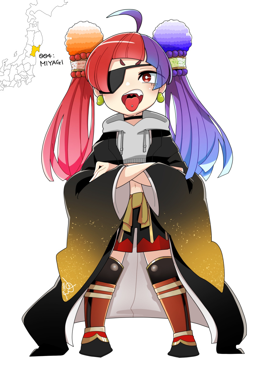 1girl, absurdres, ahoge, armor, bright_pupils, choker, crop_top, crossed_arms