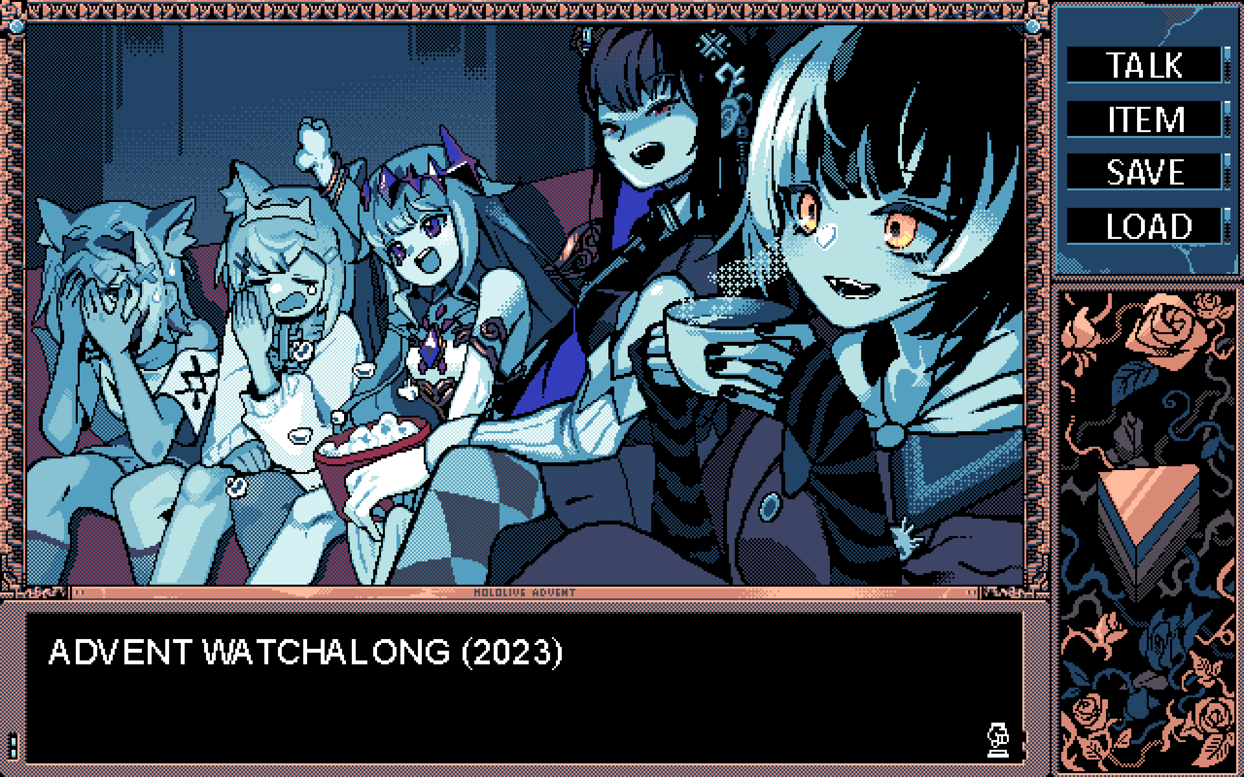 5girls, animal_ears, arm_warmers, black_hair, black_nails, chest_jewel, closed_eyes, colored_inner_hair