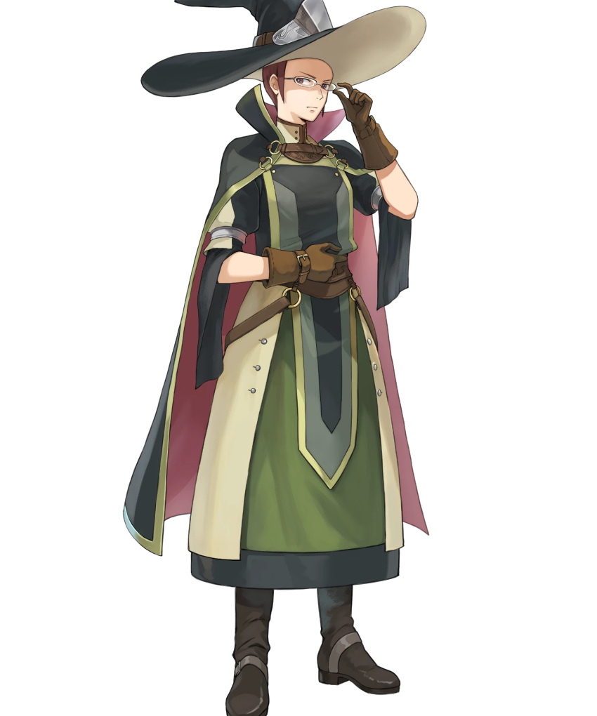 1boy, adjusting_eyewear, fire_emblem, fire_emblem_awakening, fire_emblem_heroes, glass, gloves, hat
